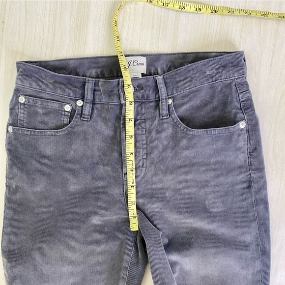 J.Crew Gray Corduroy Vintage Slim Straight size 6p - Picture 4 of 9